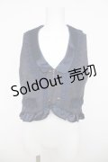 axes femme / ジャガードベスト  紺 Y-26-03-24-043-AX-TO-SZ-ZY