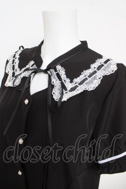 画像3: axes femme / カットワークブラウス  黒 Y-26-03-24-045-AX-BL-SZ-ZY