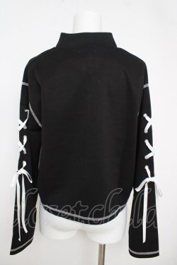 画像2: axes femme POETIQUE / オリエンタルカットプルオーバー  黒 Y-26-03-24-048-AX-TO-SZ-ZY