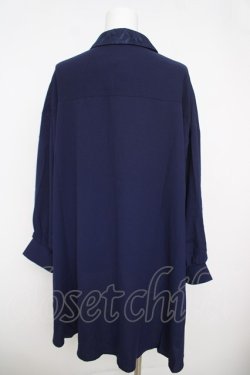 画像2: axes femme / フィッシュテールチュニック  紺 Y-26-03-24-051-AX-BL-SZ-ZY