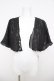 画像1: axes femme / ラメシフォンボレロ M 黒 Y-26-03-24-053-AX-TO-SZ-ZY (1)