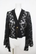 axes femme / チェーン付き総レースボレロ F 黒 Y-26-03-24-054-AX-TO-SZ-ZY