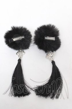 画像2: axes femme POETIQUE / チャイナヘアークリップセット  黒 Y-26-03-24-006-AX-AC-SZ-ZY