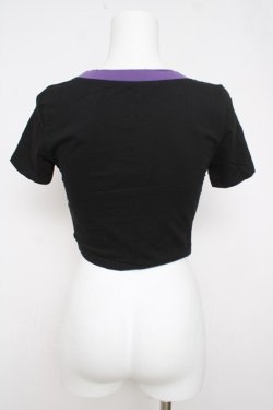 画像2: To Alice / クロップドTシャツ  黒 Y-26-03-24-058-LO-TO-SZ-ZY