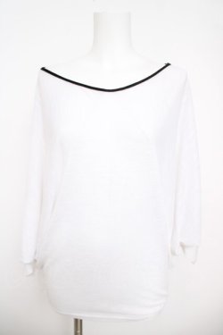 画像1: Rozen Kavalier / シースルーBIGトップス  白 Y-26-03-24-061-OO-TO-SZ-ZY