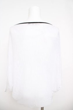 画像2: Rozen Kavalier / シースルーBIGトップス  白 Y-26-03-24-061-OO-TO-SZ-ZY