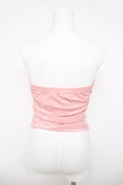 画像2: LIZ LISA / リボン通しベロアトップ  ピンク Y-26-03-24-007-LO-TO-SZ-ZY