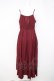 画像2: axes femme / ビット付フリルキャミワンピース  ワイン Y-26-03-24-068-AX-OP-SZ-ZY (2)