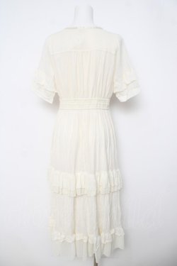 画像2: axes femme / レースラインティアードワンピース F 生成り Y-26-03-24-071-AX-OP-SZ-ZY