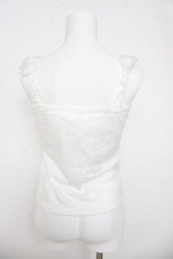 画像2: LIZ LISA / オーガンジーリボンキャミソール 0 オフ白 Y-26-03-24-009-LO-TO-SZ-ZY