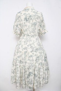 画像2: m petit by misako / TT*AMトワルドジュイワンピース L 淡緑 Y-26-03-24-078-LO-OP-SZ-ZY