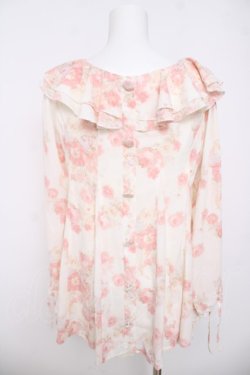 画像2: LIZ LISA / 後ろボタン花柄チュニック 0 オフ Y-26-03-24-088-LO-TO-SZ-ZY