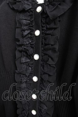 画像3: JESUS DIAMANTE / マドモアゼルエレガンスニットワンピース 40 ブラック Y-26-03-24-090-JE-OP-SZ-ZY