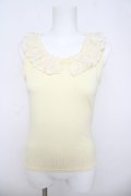 LIZ LISA / スカラップ襟タンクトップ 0 イエロー Y-26-03-24-012-LO-TO-SZ-ZY