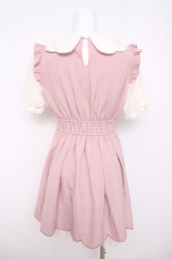 画像2: LIZ LISA / スカラップリボンレースワンピース 0 ピンク Y-26-03-24-093-LO-OP-SZ-ZY