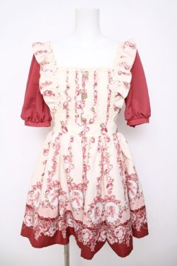 画像1: LIZ LISA / トゥシューズラビット柄ワンピース 0 オフ/ワイン Y-26-03-24-094-LO-OP-SZ-ZY