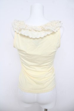 画像2: LIZ LISA / スカラップ襟タンクトップ 0 イエロー Y-26-03-24-012-LO-TO-SZ-ZY