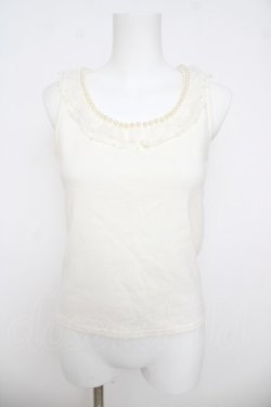 画像1: LIZ LISA / パール付きタンクトップ 0 オフ Y-26-03-24-013-LO-TO-SZ-ZY
