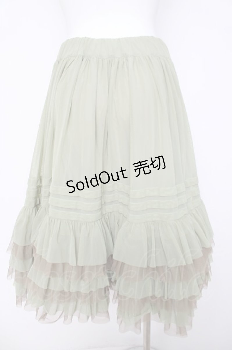 画像2: Juliette et Justine / Petale de rose Skirt F ミントグリーン Y-26-03-24-104-CL-SK-SZ-ZY (2)