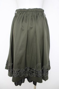 画像2: axes femme / ミリタリー風ミニスカート  カーキ Y-26-03-24-107-AX-SK-SZ-ZY