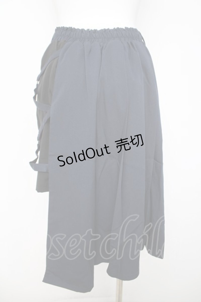 画像3: axes femme POETIQUE / クロスベルト麻雀刺繍スカート  紺 Y-26-03-24-108-AX-SK-SZ-ZY (3)