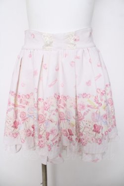 画像1: LIZ LISA / こねこのキャンディワゴン柄スカパン 0 ピンク Y-26-03-24-113-LO-PA-SZ-ZY