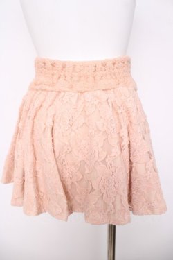 画像2: LIZ LISA / バラ起毛レーススカパン 0 ピンク Y-26-03-24-114-LO-PA-SZ-ZY