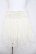 LIZ LISA / 刺繍チュールスカパン 0 アイボリー Y-26-03-24-116-LO-SK-SZ-ZY