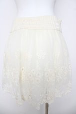 画像2: LIZ LISA / 刺繍チュールスカパン 0 アイボリー Y-26-03-24-116-LO-SK-SZ-ZS (2)