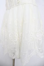画像3: LIZ LISA / 刺繍チュールスカパン 0 アイボリー Y-26-03-24-116-LO-SK-SZ-ZS (3)