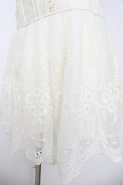 画像3: LIZ LISA / 刺繍チュールスカパン 0 アイボリー Y-26-03-24-116-LO-SK-SZ-ZY