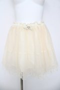 LIZ　LISA / ミニリボン付きチュールスカート 0 アイボリー Y-26-03-24-117-LO-SK-SZ-ZY