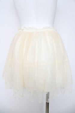 画像2: LIZ　LISA / ミニリボン付きチュールスカート 0 アイボリー Y-26-03-24-117-LO-SK-SZ-ZY