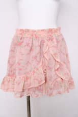画像1: LIZ LISA / 花柄フリルミニスカート 0 ピンク Y-26-03-24-122-LO-SK-SZ-ZY (1)