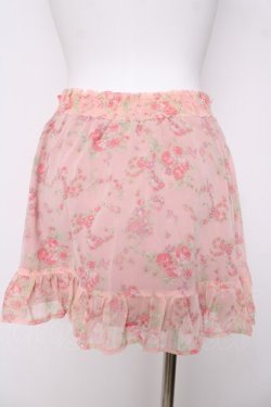 画像2: LIZ LISA / 花柄フリルミニスカート 0 ピンク Y-26-03-24-122-LO-SK-SZ-ZY