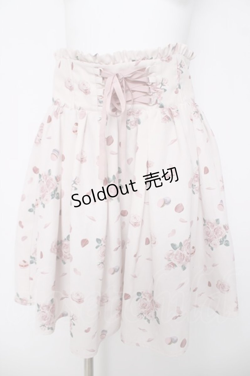 画像1: Ank Rouge / RosyMacaronコルセットスカート M ピンク Y-26-03-24-123-CA-SK-SZ-ZS (1)