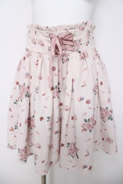 画像1: Ank Rouge / RosyMacaronコルセットスカート M ピンク Y-26-03-24-123-CA-SK-SZ-ZY