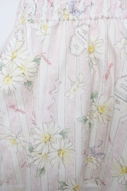 画像3: LIZ LISA / ストライプマーガレット柄スカート 0 ピンク Y-26-03-24-129-LO-SK-SZ-ZY