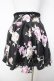 画像2: mille fille closet by LODISPOTTO / Melty Roseスカート S 黒 Y-26-03-24-135-LO-SK-SZ-ZY (2)