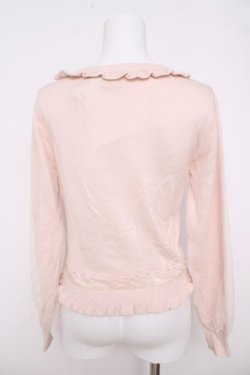 画像2: LIZ LISA / スウィートラテ柄カーディガン 0 ピンク Y-26-03-24-020-LO-TO-SZ-ZY