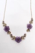 axes femme / ホマイカローズネックレス  パープル Y-26-03-24-003-AX-AC-SZ-ZY
