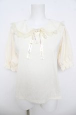 画像1: m petit by misako / 丸襟プルオーバー M 中白 Y-26-03-24-030-LO-TO-SZ-ZS (1)