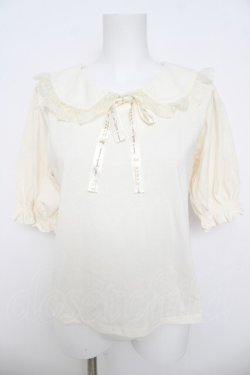 画像1: m petit by misako / 丸襟プルオーバー M 中白 Y-26-03-24-030-LO-TO-SZ-ZY