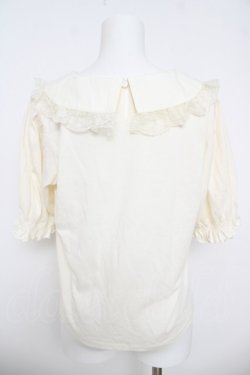 画像2: m petit by misako / 丸襟プルオーバー M 中白 Y-26-03-24-030-LO-TO-SZ-ZY