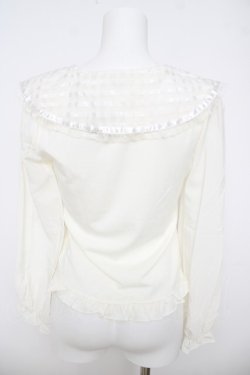 画像2: LIZ LISA / シアーギンガムチェックトップス 0 白 Y-26-03-24-032-LO-TO-SZ-ZY