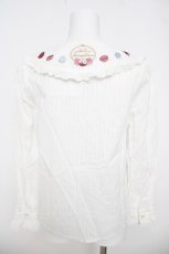 画像2: Amavel / macaron TeaPartyブラウス F 白 Y-26-03-24-033-CA-BL-SZ-ZY (2)