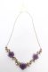 画像3: axes femme / ホマイカローズネックレス  パープル Y-26-03-24-003-AX-AC-SZ-ZY (3)