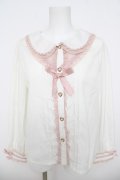 LIZ LISA / ハートレースブラウス 0 オフ/ピンク Y-26-03-24-035-LO-BL-SZ-ZY