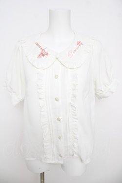 画像1: LIZ LISA / LIZ LISA×おジャ魔女どれみコラボ ポロン柄ブラウス 0 オフ白 Y-26-03-24-039-LO-BL-SZ-ZY