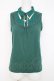 画像1: axes femme / 二重襟付きタンクトップ M グリーン Y-26-03-26-037-AX-TO-SZ-ZY (1)